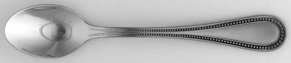 Beaded Antique (Stainless) Infant Feeding Spoon