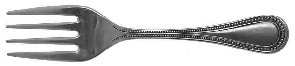 Beaded Antique (Stainless) Baby Fork