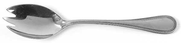Beaded Antique (Stainless) Pierced Tablespoon (Serving Spoon)