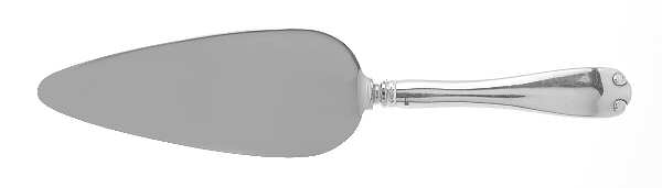 Flemish (Sterling, 1911, Monograms) Pie Server with Stainless Blade
