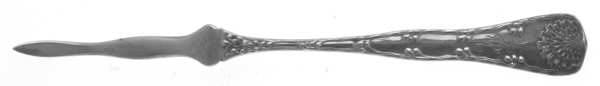 Wave Edge (Sterling, 1884, Monograms) Solid Nut Pick by Tiffany & CO SILVER