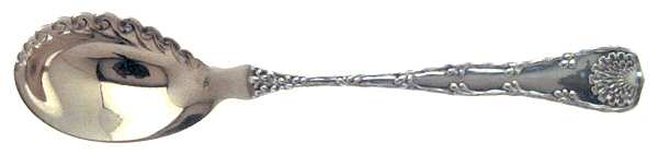 Wave Edge (Sterling, 1884, Monograms) Sorbet Spoon