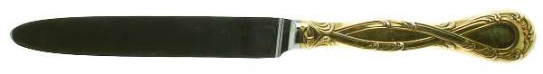 Trianon Gold (Sterling, Gold Vermeil) New French Hollow Knife