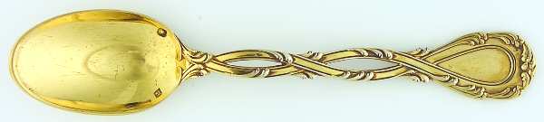 Trianon Gold (Sterling, Gold Vermeil) Demitasse Spoon