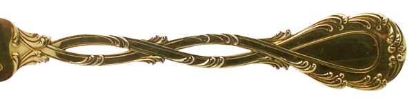 Trianon Gold (Sterling, Gold Vermeil) by Tetard Freres (France)