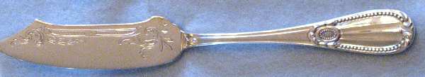 Perles (Sterling) Flat Handle Master Butter Knife