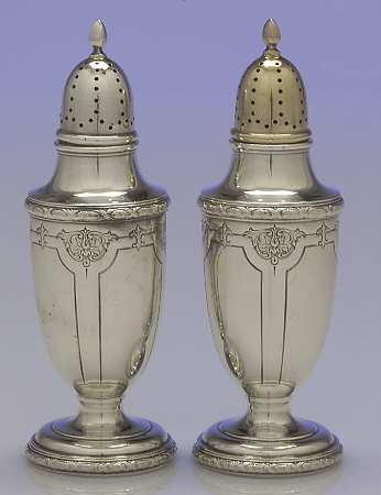Louis XIV (Sterling, Hollowware) Salt and Pepper Set