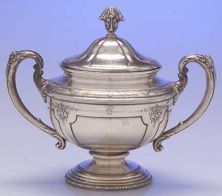 Louis XIV (Sterling, Hollowware) Sugar Bowl & Lid