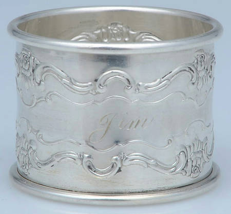 Old Master (Sterling, Hollowware, Towle Mark) Round Napkin Ring