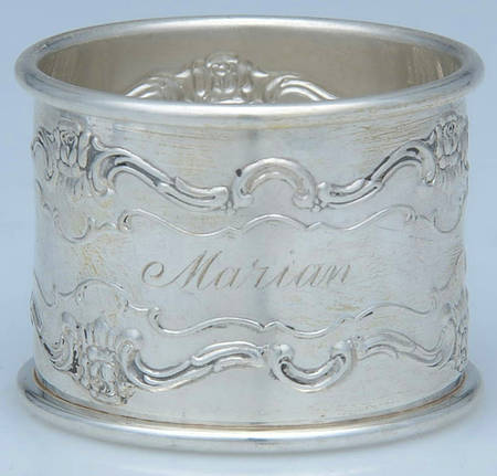 Old Master (Sterling, Hollowware, Towle Mark) Round Napkin Ring