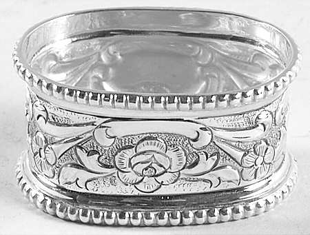 Old Master (Sterling, Hollowware, Towle Mark) Oblong Napkin Ring