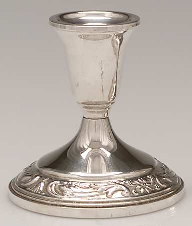 Old Master (Sterling, Hollowware, Towle Mark) Weighted Console Candleholder