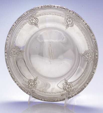 Old Master (Sterling, Hollowware, Towle Mark) Small Sterling Sandwich Plate
