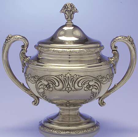 Old Master (Sterling, Hollowware, Towle Mark) Sugar Bowl & Lid