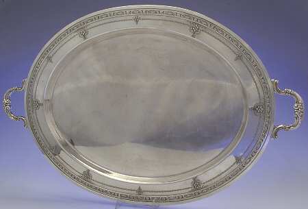 Old Master (Sterling, Hollowware, Towle Mark) Large Waiter Tray