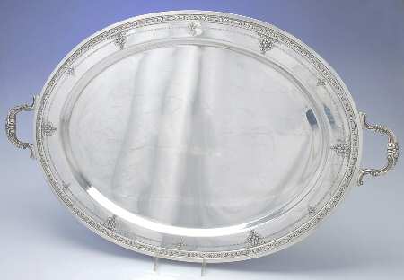 Old Master (Sterling, Hollowware, Towle Mark) Large Waiter Tray