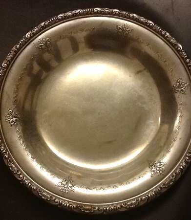 Old Master (Sterling, Hollowware, Towle Mark) Small Sterling Sandwich Plate