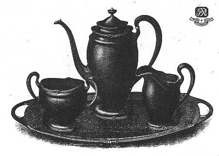 Paul Revere (Sterling, Hollowware) 4 Piece Tea Set (SCP, STP, SCR, SSU)