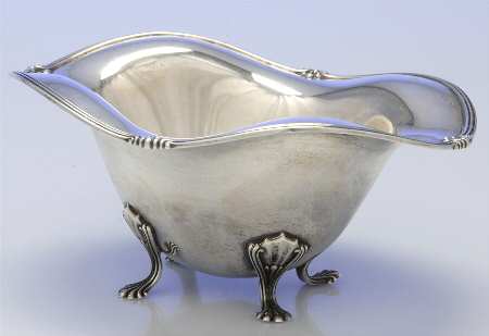 Paul Revere (Sterling, Hollowware) Footed Sauce Boat