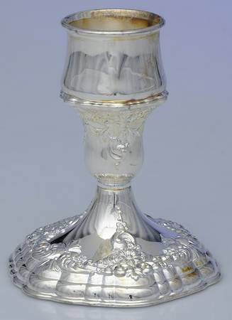 Old Master(Silverplate, Holloware, Scroll Edge) Hurricane Lamp Base