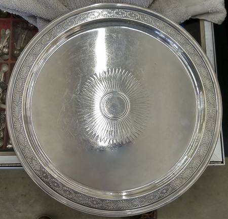 Winthrop (Sterling, 1909, Hollowware) 15" Round Tray