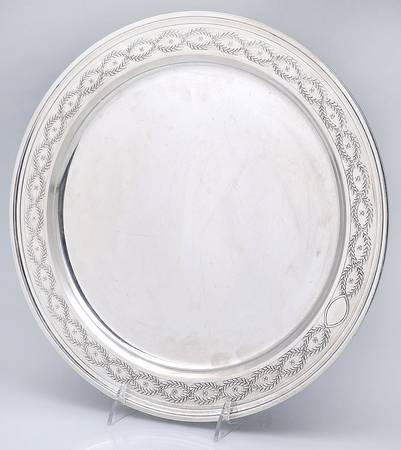 Winthrop (Sterling, 1909, Hollowware) 13" Round Tray
