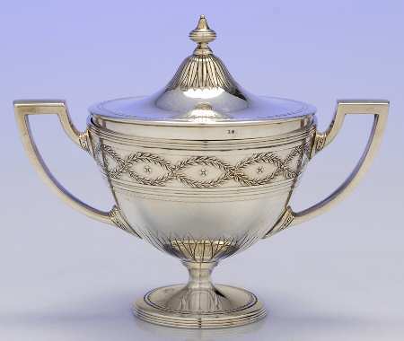 Winthrop (Sterling, 1909, Hollowware) Mini Sugar Bowl & Lid