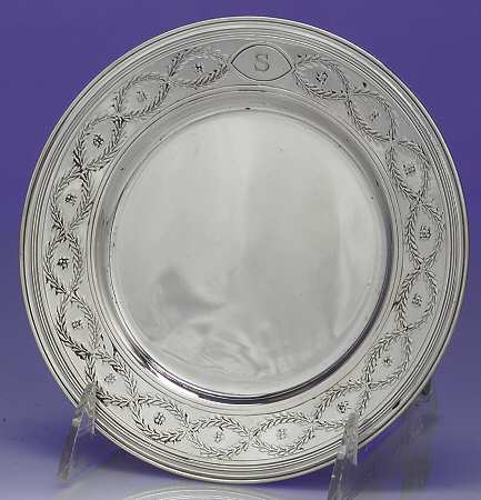 Winthrop (Sterling, 1909, Hollowware) Bread & Butter Plate - Set of 8
