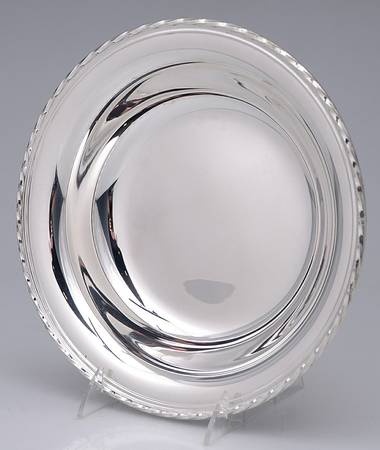 Silver Flutes (Sterling, 1941, Hollowware) 10" Round Vegetable Bowl
