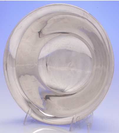 Silver Flutes (Sterling, 1941, Hollowware) Footed Sterling Round Vegetable Bowl