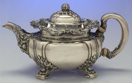Chrysanthemum (Strl, 1880, Hlwr, 925-1000, FloralEdge) Teapot