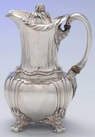 Chrysanthemum (Strl, 1880, Hlwr, 925-1000, FloralEdge) Chocolate Pot
