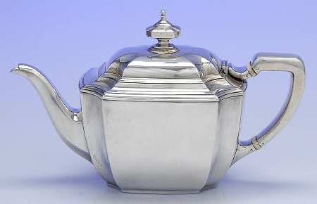Hampton (Sterling, 1934, Hollowware) Teapot