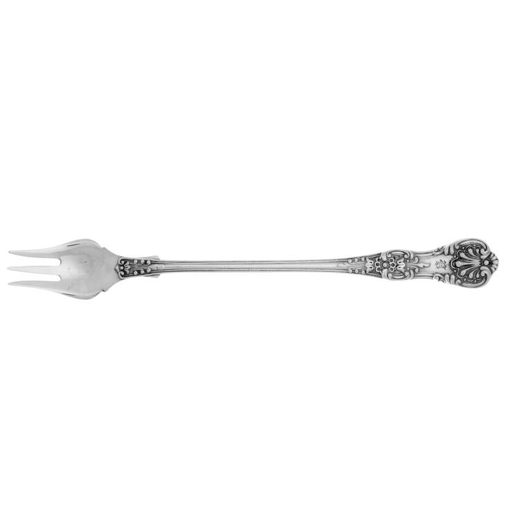 English King (Sterling, 1885, Monograms) Oyster Fork