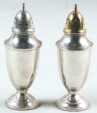Craftsman (Sterling, 1932, Hollowware) Salt and Pepper Set