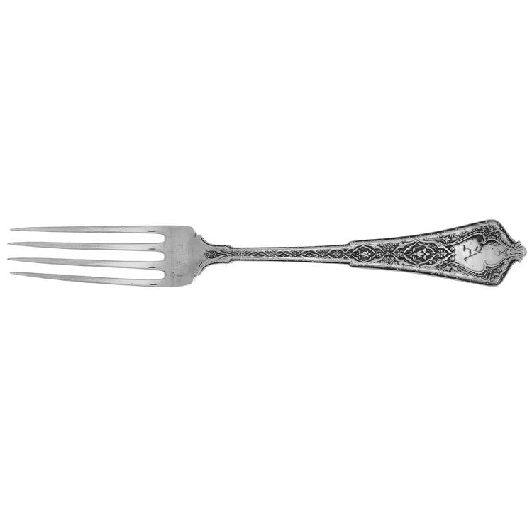 Persian (Sterling, 1872, Monograms) Fork