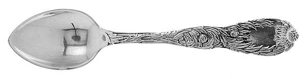 Chrysanthemum (Sterling, 1880, Monograms) Demitasse Spoon
