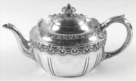 English King (9579, Sterling, Hollowware) Teapot