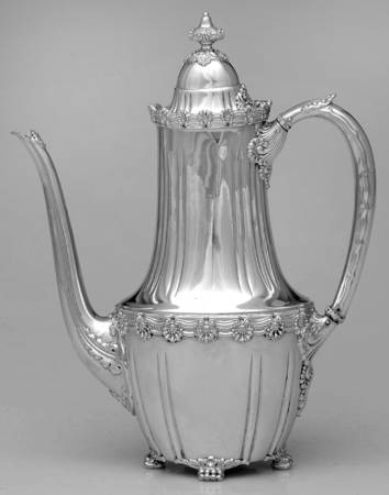 English King (9579, Sterling, Hollowware) Mini Coffee Pot