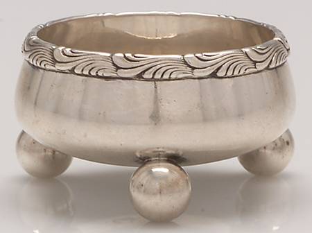 Wave Edge (Sterling, 1884, Waves, Hollowware) Open Salt Individual
