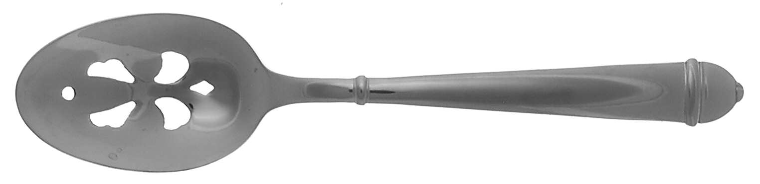 Copenhagen (Stainless, Glossy) Pierced Tablespoon (Serving Spoon)