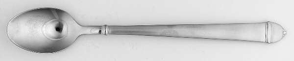 Copenhagen (Stainless, Frosted with Glossy Accent) Iced Tea Spoon