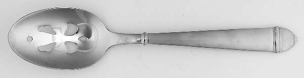 Copenhagen (Stainless, Frosted with Glossy Accent) Pierced Tablespoon (Serving Spoon)