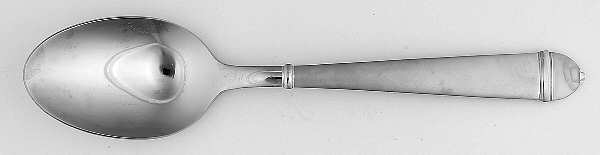 Copenhagen (Stainless, Frosted with Glossy Accent) Tablespoon (Serving Spoon)