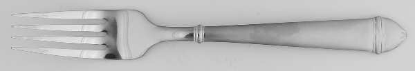 Copenhagen (Stainless, Frosted with Glossy Accent) Fork by Towle Silver