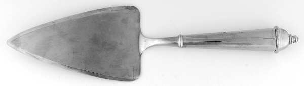 Copenhagen (Silverplate, 2000, Frosted Handle) Solid Pie Server