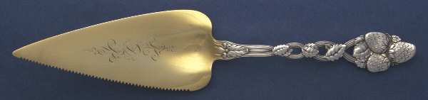 Strawberry (Sterling, Pierced) Solid Pastry Server