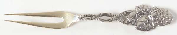 Strawberry (Sterling, Pierced) Strawberry Fork