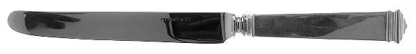 Hampton (Sterling, 1934, Monograms) New French Hollow Knife with Bolster