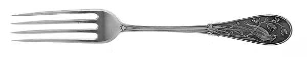 Japanese (Sterling, 1871, Monograms) Solid Youth Tea Fork